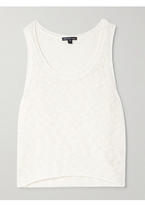 James Perse - Cotton And Linen-blend Tank - White - 01,2,3