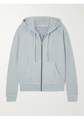 James Perse - Vintage French Cotton-terry Hoodie - Gray - 01,2,3,4