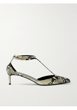 KHAITE - Mia Snake-effect Leather Pumps - Animal print - IT36,IT36.5,IT37,IT37.5,IT38,IT38.5,IT39,IT39.5,IT40,IT40.5,IT41