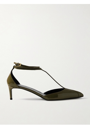 KHAITE - Mia Patent-leather Pumps - Green - IT36,IT36.5,IT37,IT37.5,IT38,IT38.5,IT39,IT39.5,IT40,IT40.5,IT41