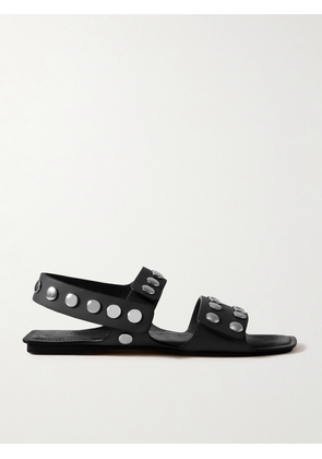 KHAITE - Boden Studded Leather Sandals - Black - IT36,IT36.5,IT37,IT37.5,IT38,IT38.5,IT39,IT39.5,IT40,IT40.5,IT41