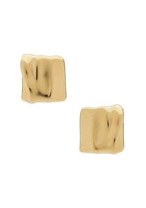 Jenny Bird Mini Sundra Earrings in Metallic Gold.