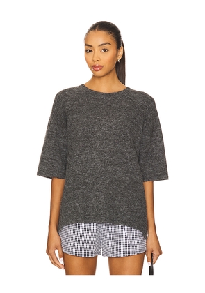 Free People Margot Sweater Tee in Charcoal. Size L. Also in XS, S, M.