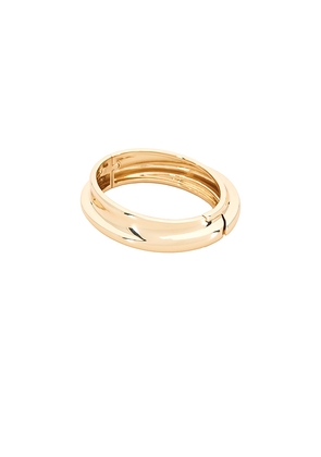 Jenny Bird Lennon Bangle in Metallic Gold.