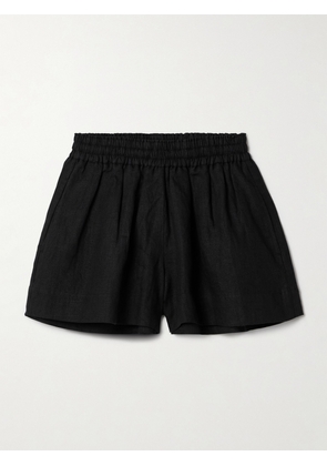 Suzie Kondi - Shkip Linen Shorts - Black - x small,small,medium,large,x large