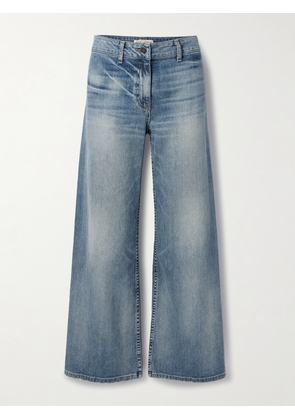 Nili Lotan - Megan Distressed High-rise Wide-leg Jeans - Blue - 24,25,26,27,28,29,30,31,32