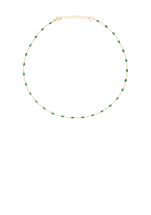 Joy Dravecky Jewelry Viking Choker Necklace in Metallic Gold,Green.