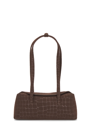 Heaven Mayhem X Freja New York Mini Chrystie Bag in Brown.
