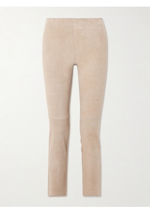 STOULS - Jacky Suede Leggings - Neutrals - xx small,x small,small,medium,large,x large