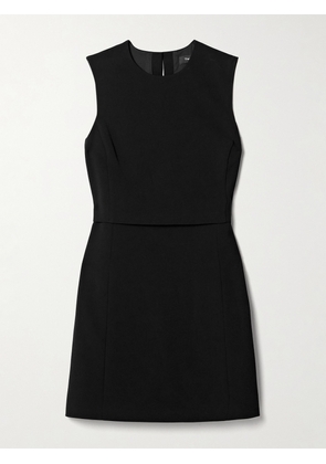 Theory - Layered Crepe Mini Dress - Black - US0,US2,US4,US6,US8,US10,US12,US14