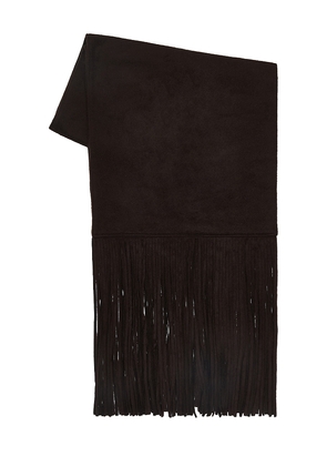 HERSKIND Daniella Wool Scarf in Brown.