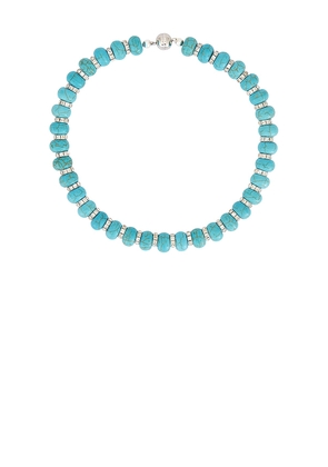 Julietta Thea Necklace in Teal.