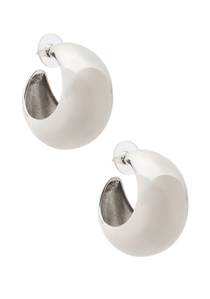 Isabel Marant Large Hops in Metallic Silver.