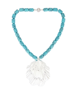 Julietta Leone Necklace in Teal.