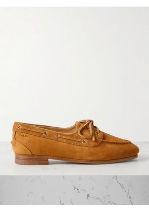 BALLY - Pathy Suede Loafers - Brown - IT36,IT36.5,IT37,IT37.5,IT38,IT38.5,IT39,IT39.5,IT40,IT40.5,IT41,IT41.5,IT42