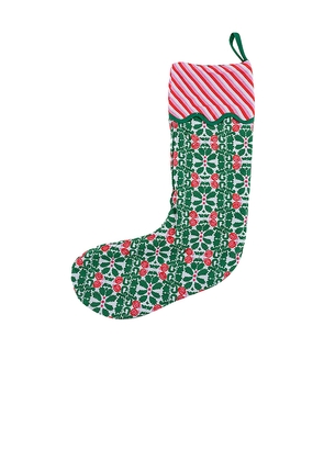 Furbish Studio Pomegranate Stocking in Green.