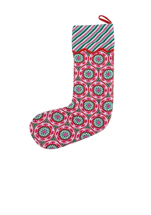 Furbish Studio Suzani Stocking in Red.