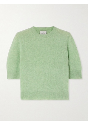 Le Kasha - Chypre Cropped Organic Cashmere Sweater - Green - x small,small,medium,large