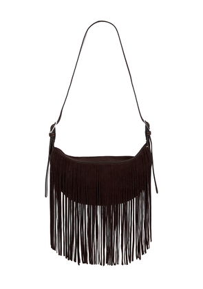 Flattered Ivy Cross Shoulder Bag in Chocolate.