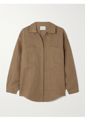 Le Kasha - Faiyum Linen Shirt - Brown - XS/S,S/M,M/L