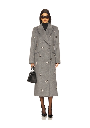 SIMKHAI Gianni Coat in Grey. Size L. Also in S.