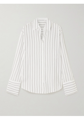 The Frankie Shop - Helen Striped Lyocell Shirt - White - XS,S,M,L,XL