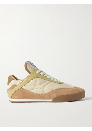 Chloé - Kick Suede And Leather Sneakers - Brown - IT36,IT37,IT38,IT39,IT40,IT41,IT42