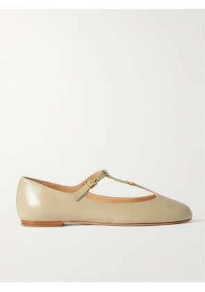 Chloé - Marcie Embellished Leather Ballet Flats - Green - IT36,IT36.5,IT37,IT37.5,IT38,IT38.5,IT39,IT39.5,IT40,IT40.5,IT41,IT41.5,IT42