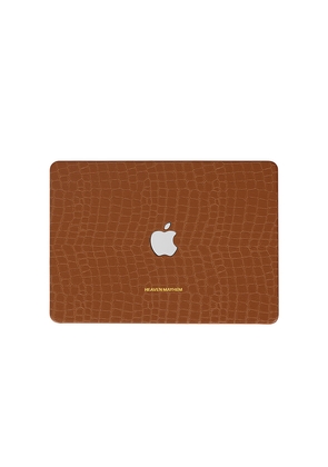 Heaven Mayhem Maple 13 Pro Case in Brown.