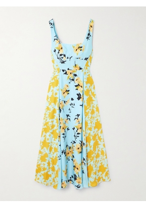 La Ligne - Floral-print Silk Maxi Dress - Multi - xx small,x small,small,medium,large,x large