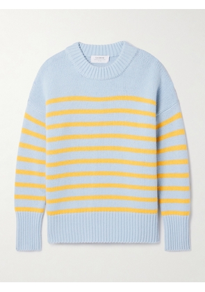 La Ligne - Marin Striped Wool And Cashmere-blend Sweater - Blue - xx small,x small,small,medium,large,x large,xx large