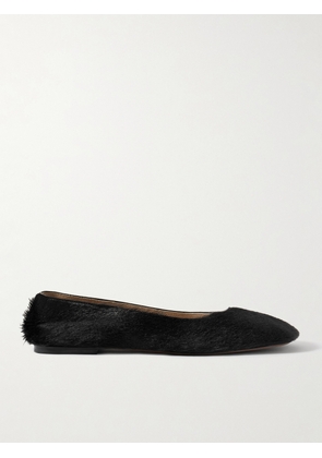 The Row - Calf Hair Ballet Flats - Black - IT36,IT36.5,IT37,IT37.5,IT38,IT38.5,IT39,IT39.5,IT40,IT41,IT42