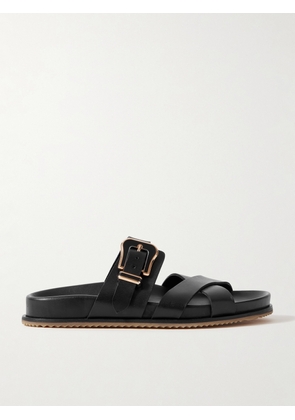 Gabriela Hearst - Circe Leather Slides - Black - IT36,IT37,IT38,IT39,IT40,IT41,IT42