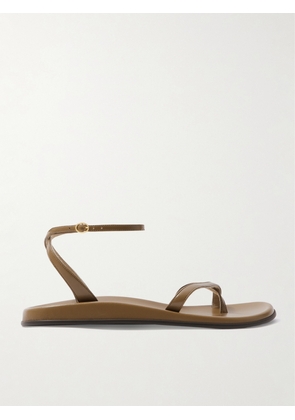 The Row - Hugh Leather Sandals - Brown - IT36,IT37,IT38,IT39,IT40,IT41,IT42