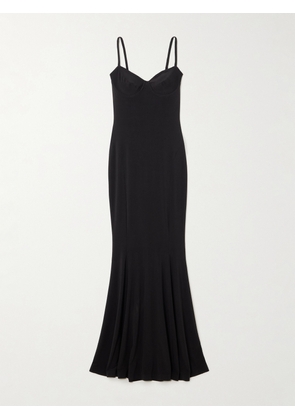Norma Kamali - Stretch-jersey Maxi Dress - Black - xx small,x small,small,medium,large,x large