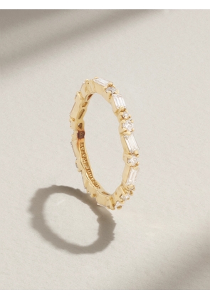 Suzanne Kalan - 18-karat Gold Diamond Ring - 5,6,7