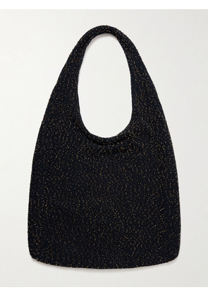 Gabriela Hearst - Manasa Bead-embellished Cashmere Shoulder Bag - Black - One size