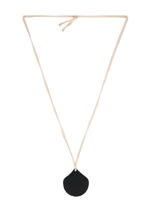 Heaven Mayhem Aster Necklace in Black.