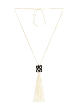 Heaven Mayhem Claudette Necklace in Cream.