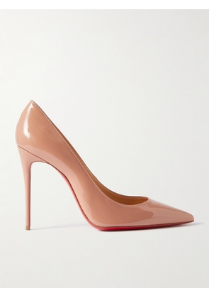 Christian Louboutin - Kate 100 Patent-leather Pumps - Neutrals - IT34,IT34.5,IT35,IT35.5,IT36,IT36.5,IT37,IT37.5,IT38,IT38.5,IT39,IT39.5,IT40,IT40.5,IT41,IT41.5,IT42,IT42.5,IT43