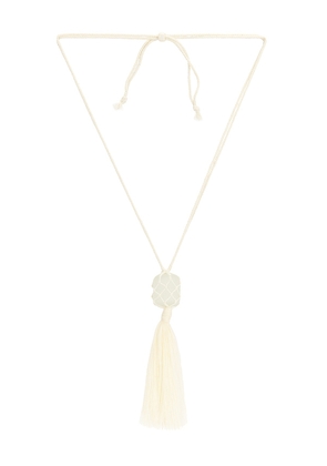 Heaven Mayhem Claudette Necklace in Cream.