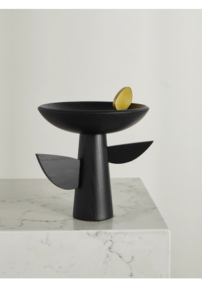 L'Objet - + Kelly Behun Leaf Wood And Brass Bowl - Black - One size