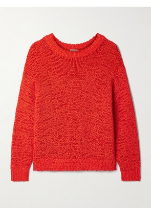 STAUD - Cala Cotton-blend Sweater - Red - x small,small,medium,large