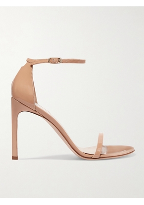 Stuart Weitzman - Nudistsong Patent-leather Sandals - Neutrals - IT35,IT35.5,IT36,IT36.5,IT37,IT37.5,IT38,IT38.5,IT39,IT39.5,IT40,IT40.5,IT41,IT41.5,IT42
