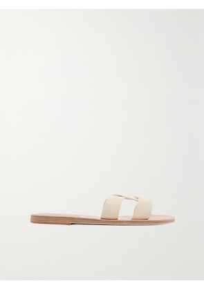 Ancient Greek Sandals - Desmos Cutout Leather Slides - Off-white - IT35,IT36,IT37,IT38,IT39,IT40,IT41,IT42