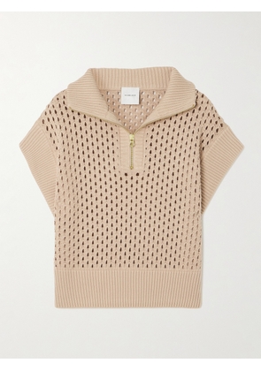 Varley - Gaines Open-knit Cotton Sweater - Brown - xx small,x small,small,medium,large,x large