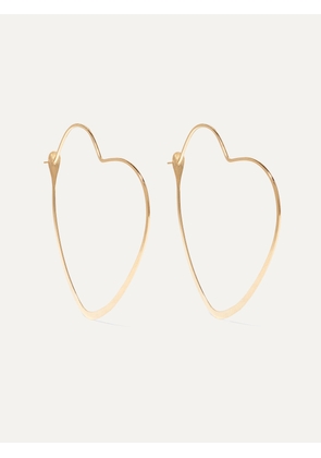 Melissa Joy Manning - 14-karat Gold Hoop Earrings - One size