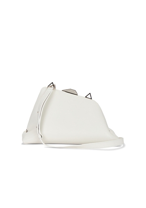 FWRD Renew THE ATTICO Day Off Shoulder Bag in White.