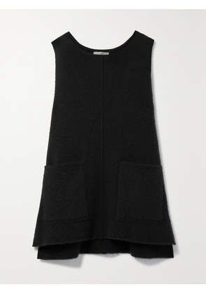 The Row - Didi Brushed Cashmere And Silk-blend Tunic - Black - small,medium,large