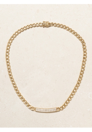 Sydney Evan - Id Bar 14-karat Gold Diamond Necklace - One size